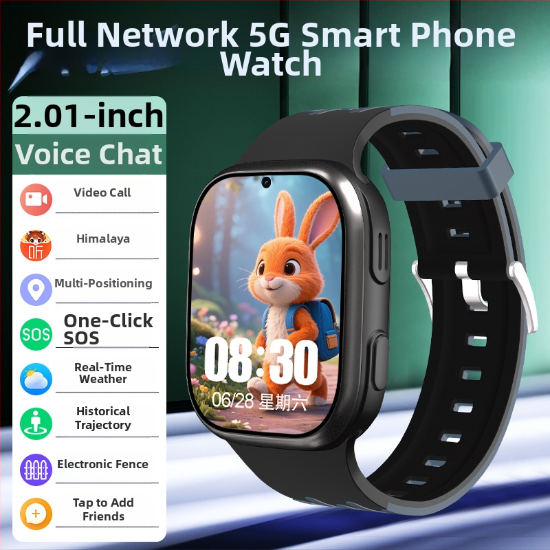 Ceas pentru copii 5G cu GPS, rezistent la apă, suport Alipay