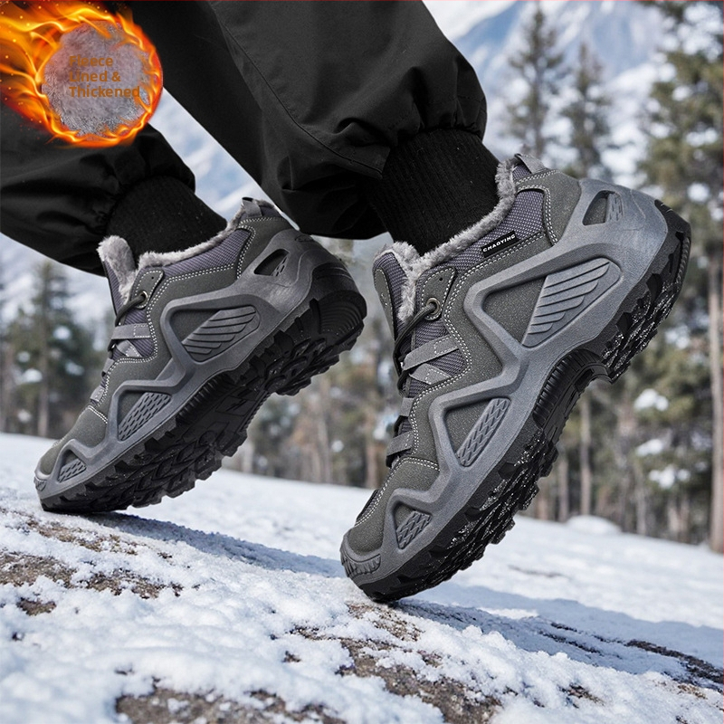 Férfi taktikai bakancs túrázáshoz – műbőr felsőrész, PU talp, PU belső, alacsony cső