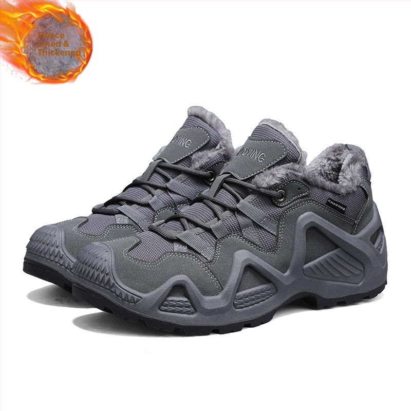 Férfi taktikai bakancs túrázáshoz – műbőr felsőrész, PU talp, PU belső, alacsony cső