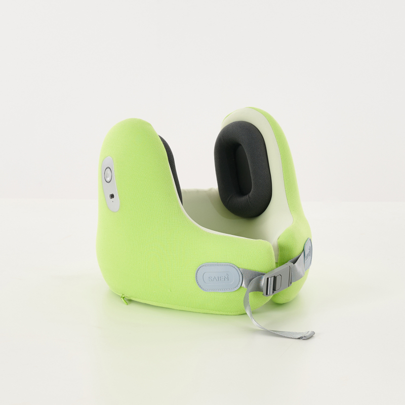 Възглавница за врата с мемори пяна, U-образна за пътуване, памучен калъф, тегло 0.5-1.0 кг, модерен стил.