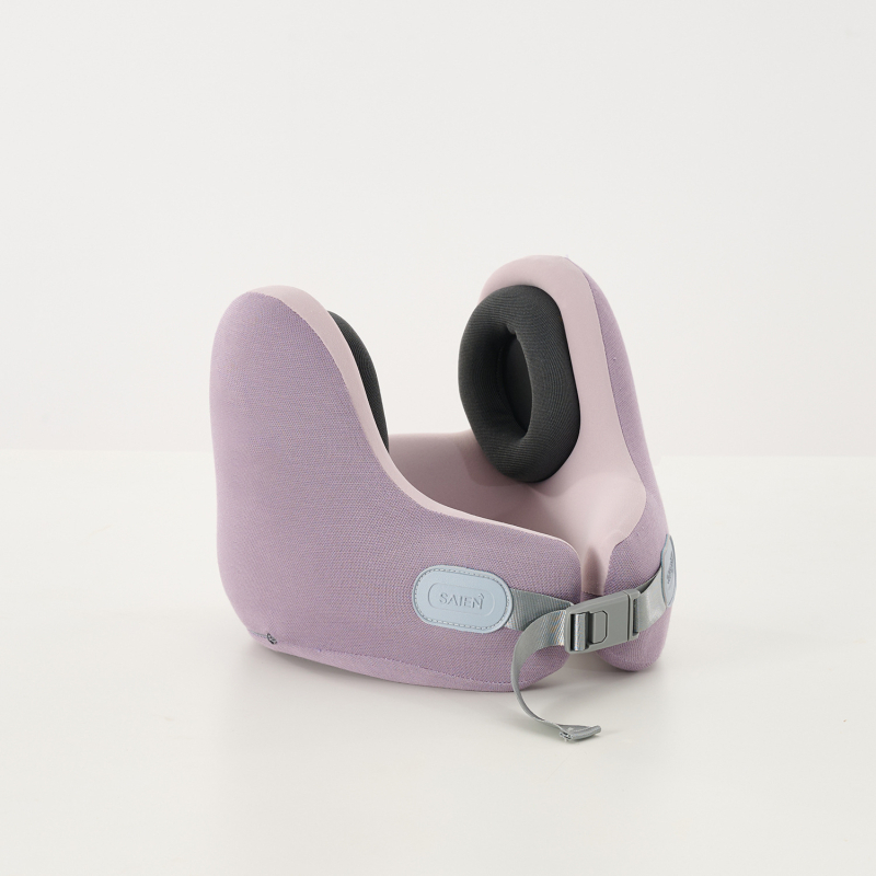 Възглавница за врата с мемори пяна, U-образна за пътуване, памучен калъф, тегло 0.5-1.0 кг, модерен стил.