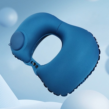 У-образена пътуваща възглавница за надуване с газ - TPU ламинирана тъкан, TPU филм, модерен стил