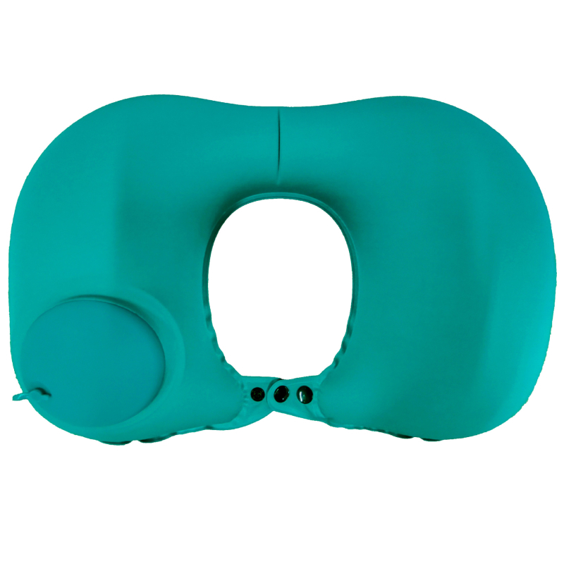 У-образена пътуваща възглавница за надуване с газ - TPU ламинирана тъкан, TPU филм, модерен стил