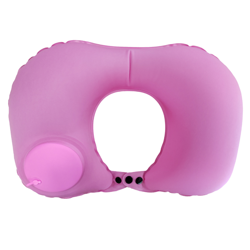 У-образена пътуваща възглавница за надуване с газ - TPU ламинирана тъкан, TPU филм, модерен стил