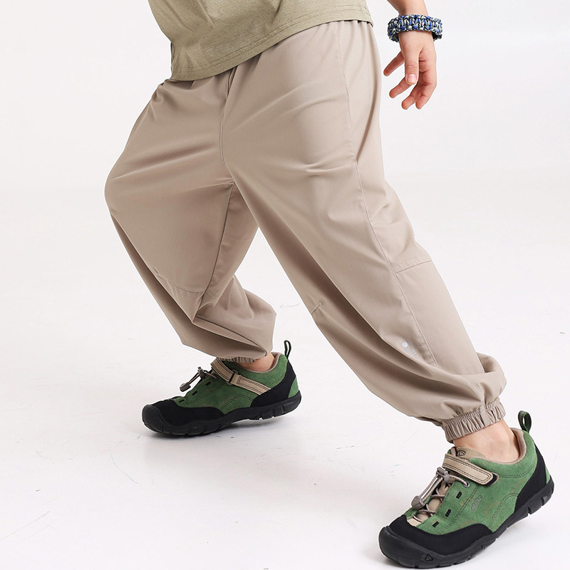 Pantaloni de copii pentru uscare rapidă – Amestec de fibre chimice, Unisex, Vară/Primăvară, Anti-țânțari, Pentru exterior