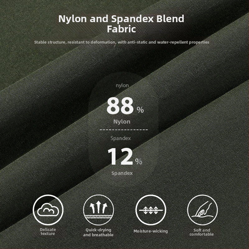 Muške trkačke hlače – brzo sušeće, prozračne, najlonska mješavina, srednji pojas, uski kroj