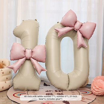 Балон с цифра от алуминиево фолио, матов завършек, без лого, за рожден ден