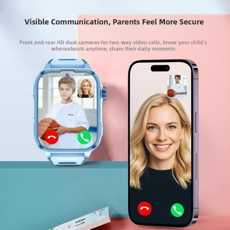 Detský telefónny hodinky s 1.3 MP kamerou, dosah 5 m, 2 GB RAM, bez dotykovej obrazovky