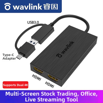 Vanjska grafička kartica Split Screen konverter – USB 3.0 na HDMI, 2K/4K, Windows i Mac, modeli WL-UG7601HC/WL-UG7602HC/WL-UG7602H