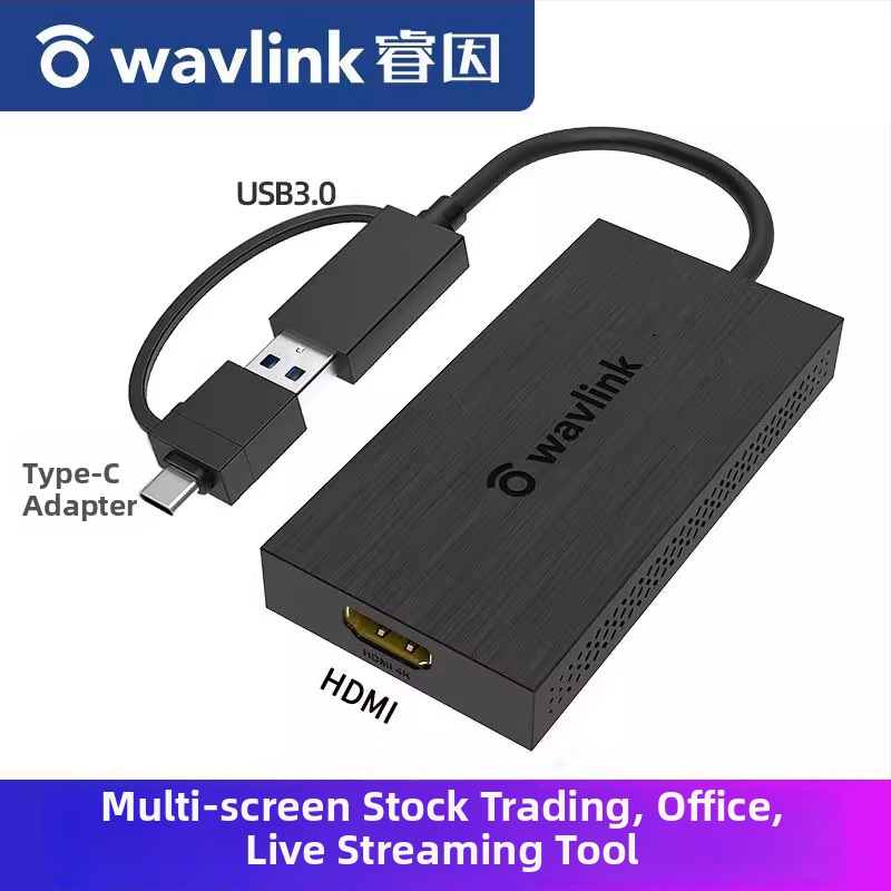 Vanjska grafička kartica Split Screen konverter – USB 3.0 na HDMI, 2K/4K, Windows i Mac, modeli WL-UG7601HC/WL-UG7602HC/WL-UG7602H