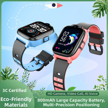 Detské inteligentné hodinky s kamerou a Bluetooth hovedom, vodotesné (TFT obrazovka, silikónový remienok, batéria 7–14 dní)