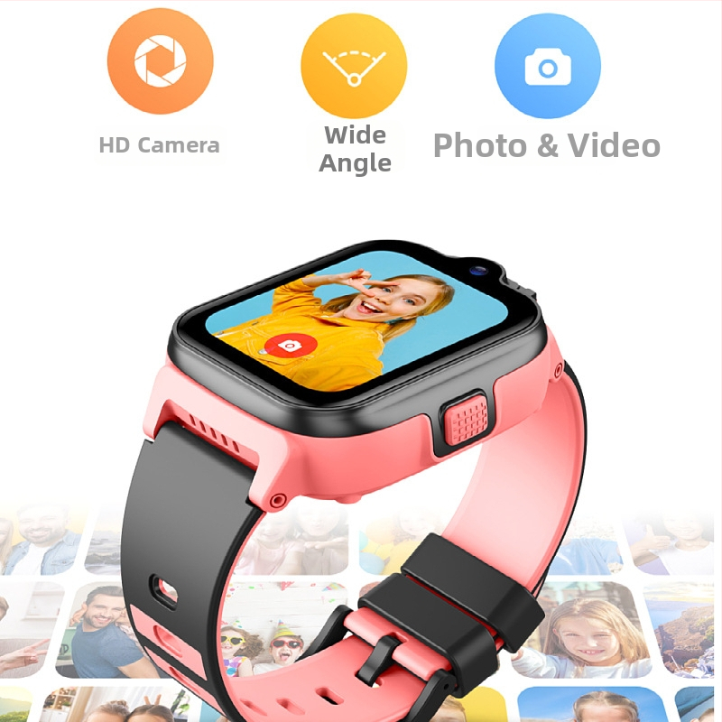 Detské inteligentné hodinky s kamerou a Bluetooth hovedom, vodotesné (TFT obrazovka, silikónový remienok, batéria 7–14 dní)