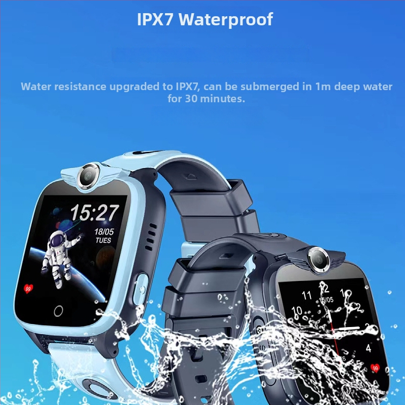 Detské inteligentné hodinky s kamerou a Bluetooth hovedom, vodotesné (TFT obrazovka, silikónový remienok, batéria 7–14 dní)