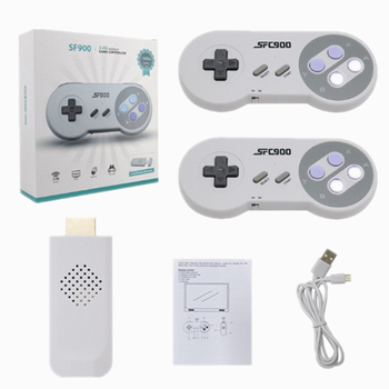 Ming Le SF900 igraća konzola – 16-bit, bežični 2.4G, HDMI izlaz, nostalgičan retro stil, za dva igrača