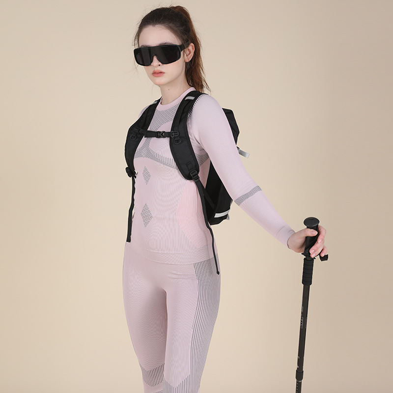 Set de bază pentru schi, uscat rapid, material nylon, menține căldura, unisex, pentru iarnă și toamnă