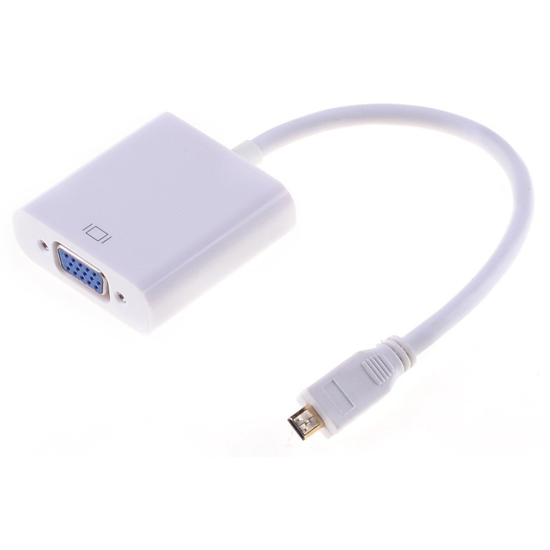 Golanders HTV18 Micro HDMI to VGA átalakító, 1080P, 0.15 m kábel