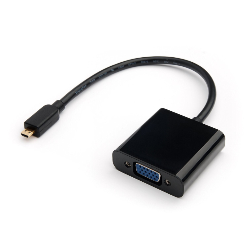 Golanders HTV18 Micro HDMI to VGA átalakító, 1080P, 0.15 m kábel