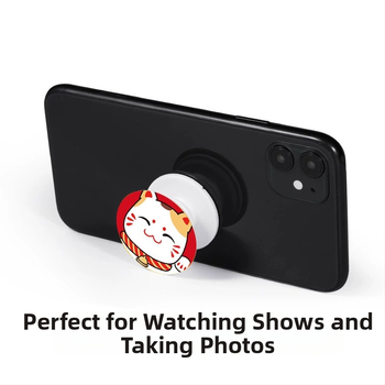 Držač za telefon s airbagom – teleskopski, protiv pada, stolni ljepilo, crtić prsten (Tip: Snap-on; Model: Mobile phone airbag holder; Materijal: Acrylic; Kompatibilne marke: Apple, Google, Huawei, Xiaomi; Kompatibilan model: 16promax)