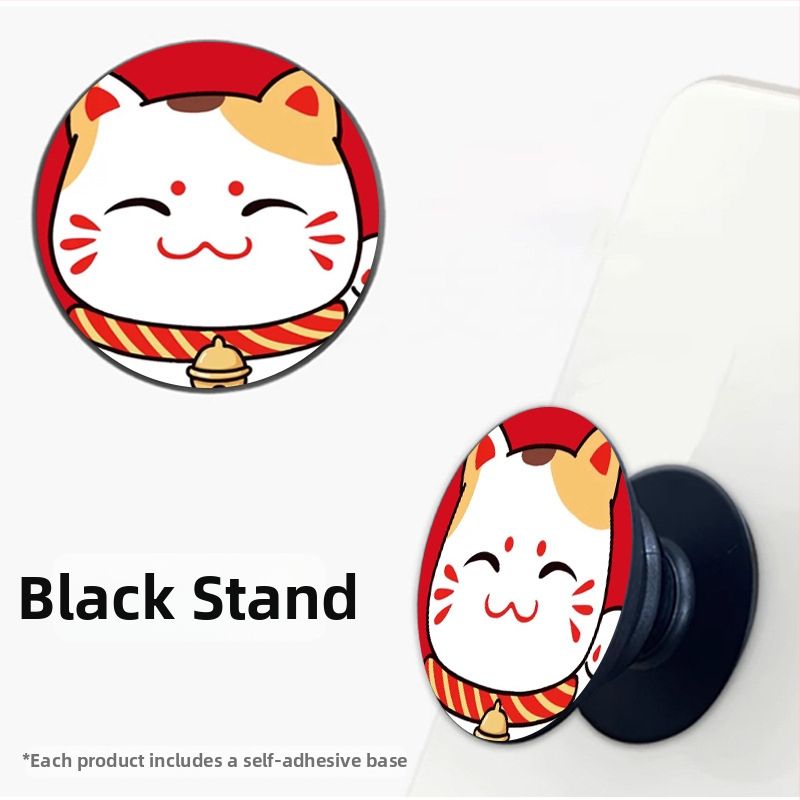 Držač za telefon s airbagom – teleskopski, protiv pada, stolni ljepilo, crtić prsten (Tip: Snap-on; Model: Mobile phone airbag holder; Materijal: Acrylic; Kompatibilne marke: Apple, Google, Huawei, Xiaomi; Kompatibilan model: 16promax)