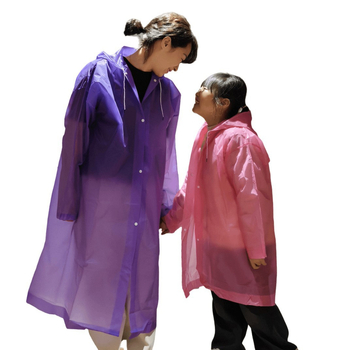Αδιάβροχο poncho ενός τεμαχίου για ενήλικες, EVA ύφασμα, παχύ, κατάλληλο για πεζοπορία και ταξίδια