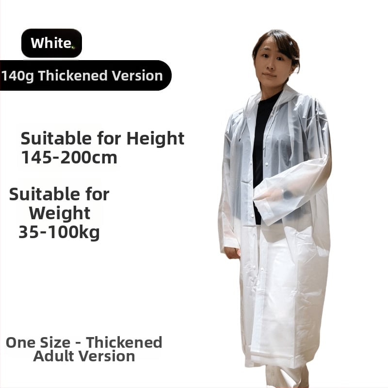 Αδιάβροχο poncho ενός τεμαχίου για ενήλικες, EVA ύφασμα, παχύ, κατάλληλο για πεζοπορία και ταξίδια