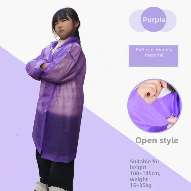 Αδιάβροχο poncho ενός τεμαχίου για ενήλικες, EVA ύφασμα, παχύ, κατάλληλο για πεζοπορία και ταξίδια