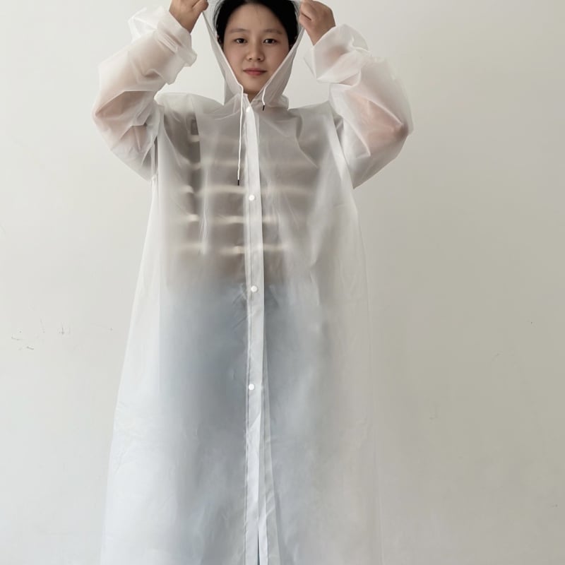 Αδιάβροχο poncho ενός τεμαχίου για ενήλικες, EVA ύφασμα, παχύ, κατάλληλο για πεζοπορία και ταξίδια