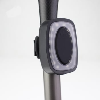 HJ USB újratölthető kerékpár hátsó lámpa éjszakai figyelmeztető villanóval MTB-hez
