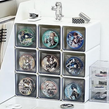 Akrilni organizator s ladicom, proziran, kapacitet 2 L, otporan na prašinu i vlagu, moguć za slaganje