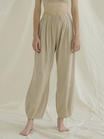 Hlače za jogu s visokim strukom, brzo se suše, kratki kroj, opušten kroj, prozračne, 80% najlonska smjesa