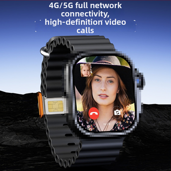 Ceas inteligent M12P cu ecran AMOLED, NFC, monitorizare ritm cardiac, pedometru și slot pentru card