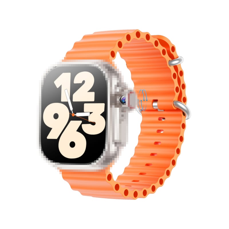 Ceas inteligent M12P cu ecran AMOLED, NFC, monitorizare ritm cardiac, pedometru și slot pentru card