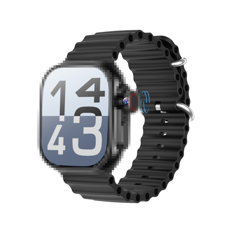 Ceas inteligent M12P cu ecran AMOLED, NFC, monitorizare ritm cardiac, pedometru și slot pentru card