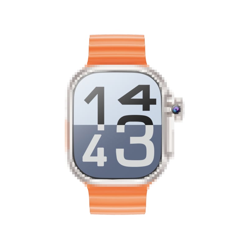 Ceas inteligent M12P cu ecran AMOLED, NFC, monitorizare ritm cardiac, pedometru și slot pentru card