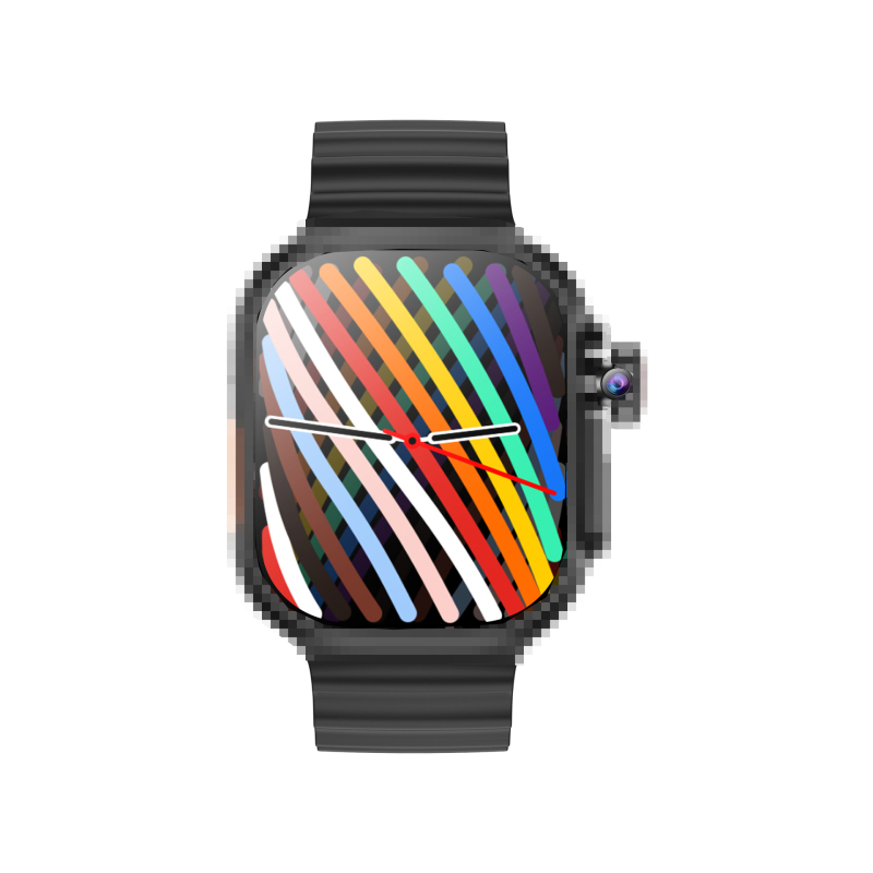 Ceas inteligent M12P cu ecran AMOLED, NFC, monitorizare ritm cardiac, pedometru și slot pentru card