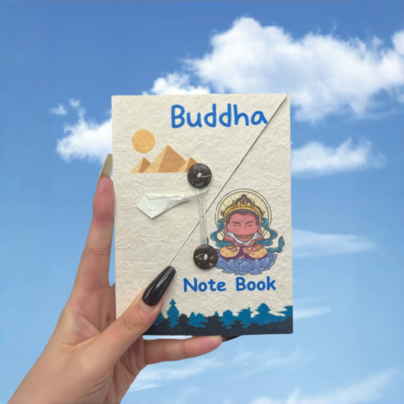 Ръчно изработен дневник - носталгичен ретро стил с подвижни листове, 30 страници, хартия 40 г, хартия от суров дървен пулп