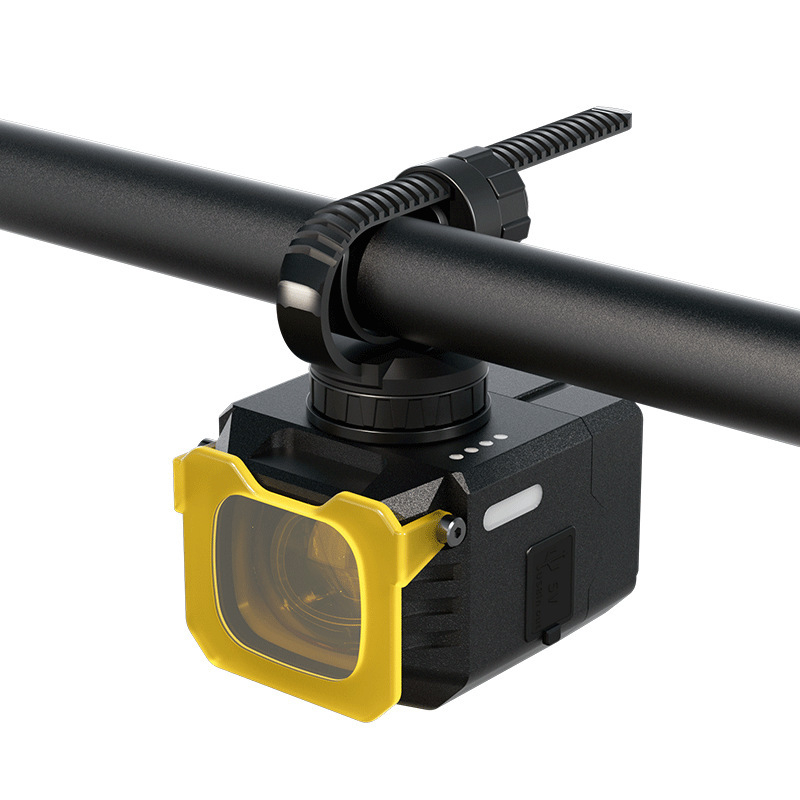 Lumină pentru bicicletă pentru noapte, cu fascicul înalt/joasă, baterie de 3600mAh, telecomandă Bluetooth fără fir, montaj suspendat