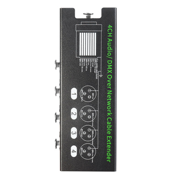 4-csatornás DMX512 hub hangvonal-bővítéshez, modell PXDMX5126.5, vonalhossz 200