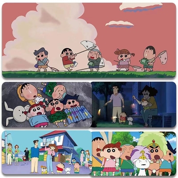 Подложка за мишка с облегалка за китката, дебела гейминг подложка за бюро, аниме стил, противохлъзгаща се текстилно-резинова повърхност, OEM печат на лого