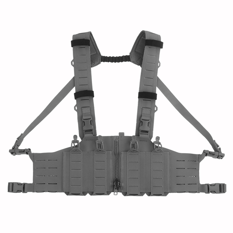 Wosport Chest Rig tactic pentru torace - Material nailon mat, Îmbrăcăminte camuflaj, Unisex adulți, Sporturi de tir