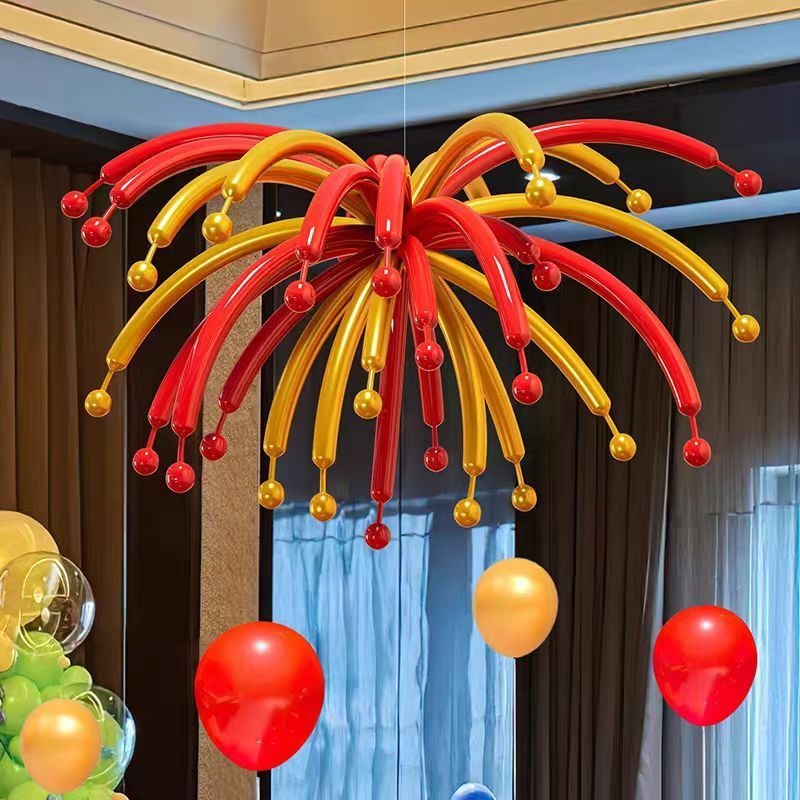 Латексни декоративни балони, дълга лента, YH-251223-1, Новогодишни балони