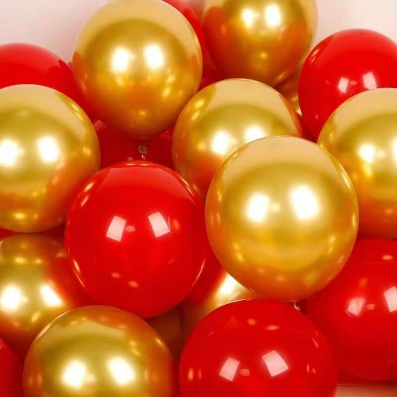 Латексни декоративни балони, дълга лента, YH-251223-1, Новогодишни балони