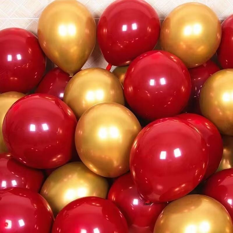 Латексни декоративни балони, дълга лента, YH-251223-1, Новогодишни балони