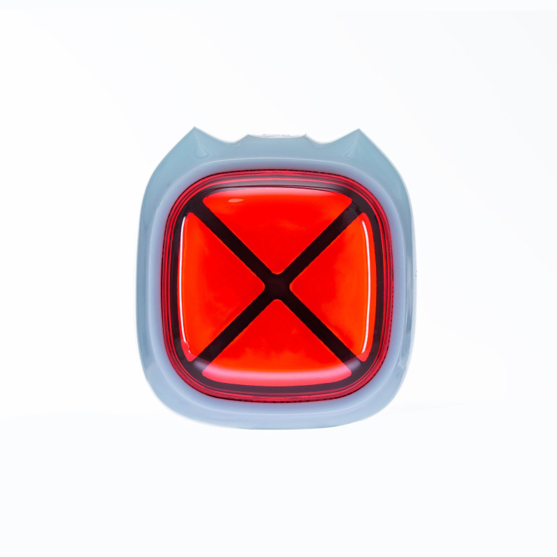 Lumină spate inteligentă pentru bicicletă cu senzor și semnal de frânare - Wind&Moon; Material TPU+PC; Importat: Nu; Fără procesare sau personalizare