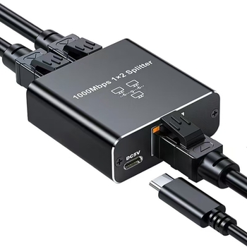 BDXC-1-2-3-4 XIN Gigabit RJ45 mrežni splitter s 4 porta i mapiranjem 1→2 i 3→4, univerzalna kompatibilnost