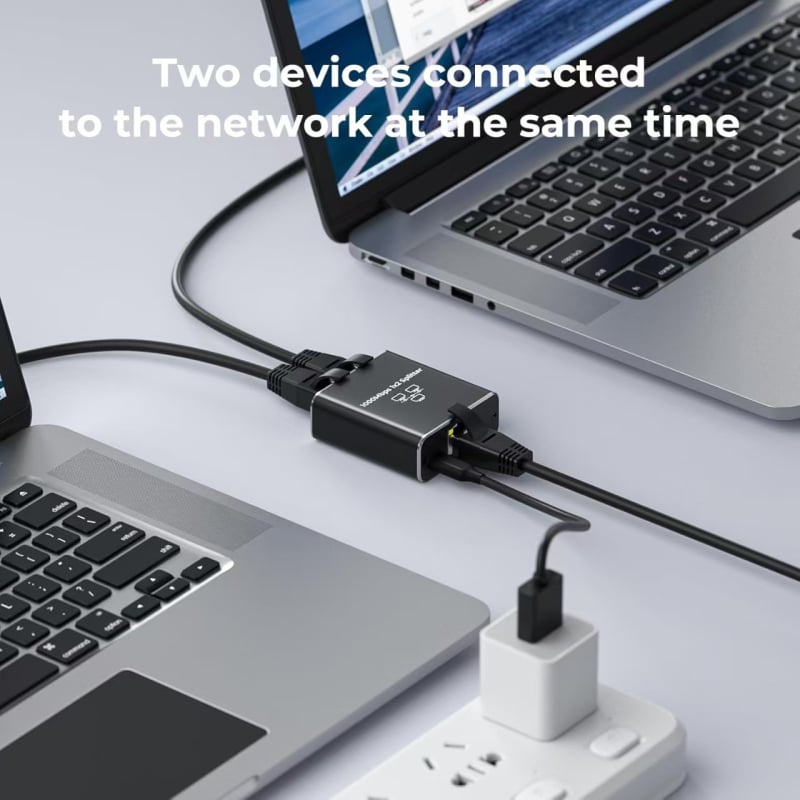BDXC-1-2-3-4 XIN Gigabit RJ45 mrežni splitter s 4 porta i mapiranjem 1→2 i 3→4, univerzalna kompatibilnost