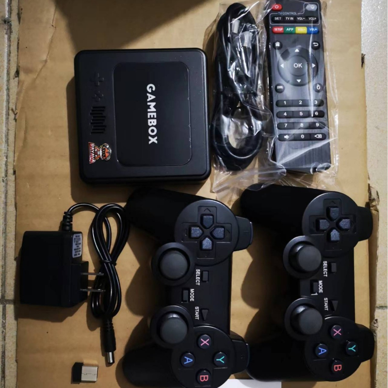 G10 GAMEBOX igraća konzola s dvostrukim sustavom, bežična, Android/Emuelec OS, podrška 4K/3D, HDMI sučelje