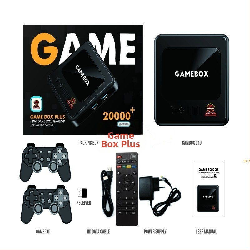 G10 GAMEBOX herná konzola so systémom dual, bezdrôtové pripojenie, Android/Emuelec OS, podpora 4K/3D, HDMI rozhranie