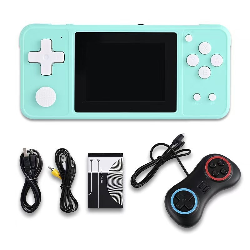 Consolă portabilă retro pentru jocuri, sistem de operare pe 8 biți, memorie 1GB, interfață USB, 720p ieșire, software original