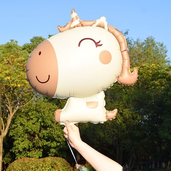 Балон с форма на карикатурно животно, хартия, тип балон: падаща Земя, без печат на лого, подходящ за дома и за търговски събития